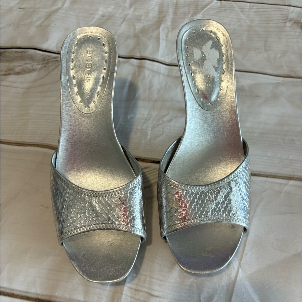 BCB Girls Silver Bling Heels
